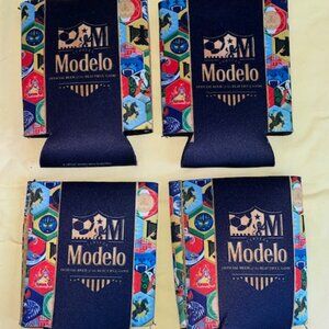 Modelo Soccer Logo Beer Koozies (4) Can or bottle
